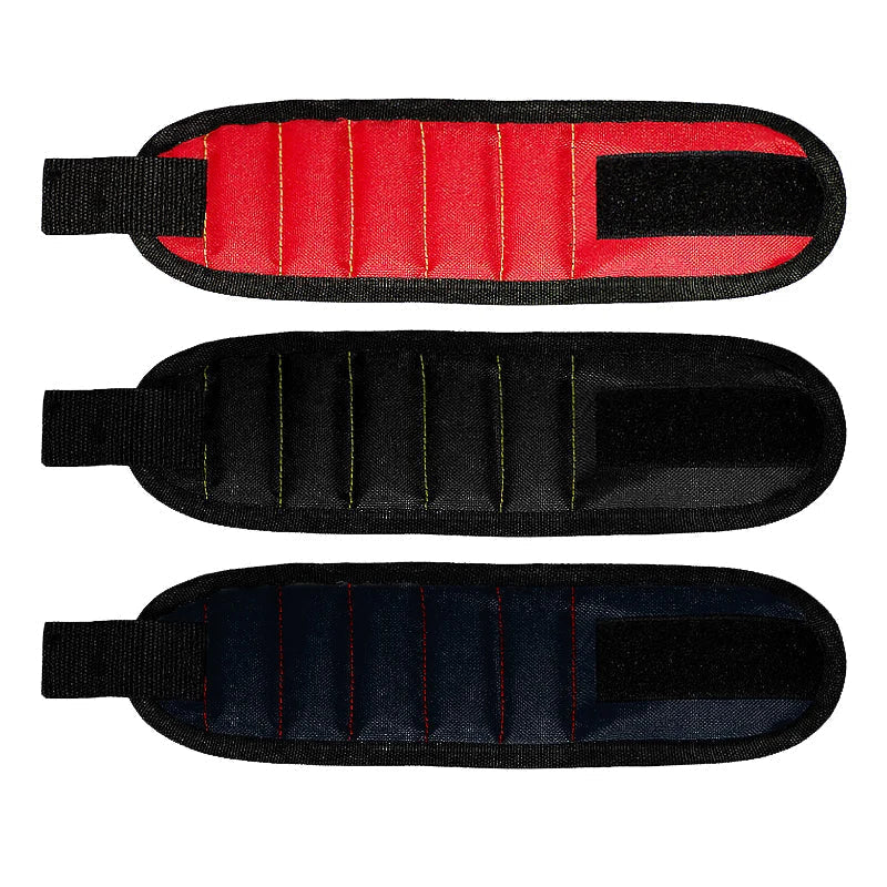 Strong Magnetic Wristband β Portable Tool Bag for Holding Screws, Nails, Nuts, Bolts, and Drill Bits